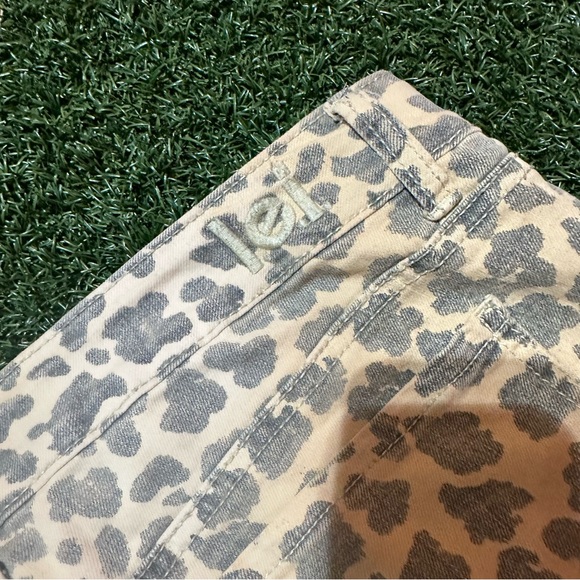 Leopard Print Low-Rise Skinny Jeans LEI, Women's Size 8 Approx. - Picture 6 of 9